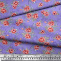 Soimoi pamučna patch tkanina odlazi i ruža cvjetni tkanini otisci sa dvorištem širom