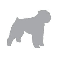 Bouvier des Flandres naljepnica naljepnica Die Cut - samoljepljivi vinil - Vremenska zaštitna - izrađena u SAD - Mnogo boja i veličina - pasji pas