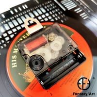 Muzika je moja duša Muisc Inspirational Citat Wall Clock Vintage traka Kaseta vinil Record Wit Clock