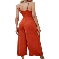 Beiwei Dame Boho širok noga harem pant Dizajn luka casual dugačke hlače Ženska boemijska plaža Romper