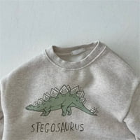 Fattazi za bebe odjeću Djevojke dječake odjeća Dinosaur Jesen Ispis dugih rukava za bebe odjeću za djecu