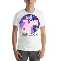 Personalizirana zabava Unicorn Deli Cook s kratkim rukavom pamučnom majicom po nedefiniranim poklonima