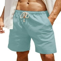 Voguele muns ljetne kratke hlače High struk plaže kratke hlače od pune boje dno vježba mini pantalone