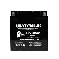 Zamjena baterije UB-YIX30L-B za Polaris Ranger 6x6, 4x4, CC UTV - tvornički aktivirani, bez održavanja, motociklistička baterija - 12V, 30Ah, robni brend