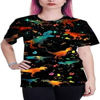 Želja Tree Unise 3D Print Košulje Šarene svemirske grafike za muškarce Ženske tinejdžere