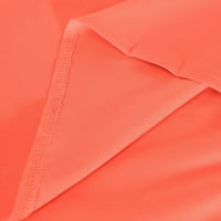 Ženska košulja, tenk za žene Seksi ženska ležerna puna boja ruffle ovratnik dugih rukava ruffle majica