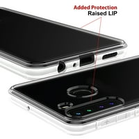 Vibecover tanak futrola kompatibilna za Samsung Galaxy S, ukupna zaštita Fle TPU, zaštitni ekran stakla