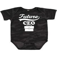 Inktastična budućnost izvršnog direktora Majica Childs Boss Job Poklon Baby Boy ili Baby Girl Bodysuit