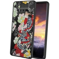 Kompatibilan sa Samsung Galaxy S10 + Plus futrolom telefona, Silikon japanski - kućište za teen Girl