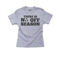 Ne postoji van sezone - Soccer Player Graphic Girl Pamučna mladost siva majica