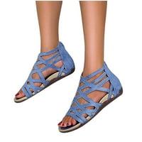 Lolmot platforme sandale Žene otvorene cipele s otvorenim nožnim cipelama Summer Casual Outeryer Roman