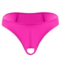 Naughty donje rublje za žene vruće ružičaste najlonske muške donje rublje Micro Thong bikini s prednjim