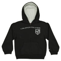 Outstuff NHL Kids Los Angeles Kings izjavio je puni zip hoodie, crna