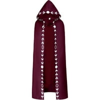 Zimski kaputi za žene Cloak s kapuljačom Film Cos ženske padajuće modne crvene s