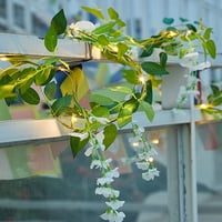Strifla svjetla Umjetna wisteria cvijeće LED svijetlo perle za vrt na otvorenom zidom džungle zabava