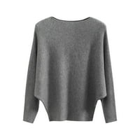 Miayilima Ženski džemperi Pulover pulover Dukseri za žene Ležerne prilike, Zimski pad dugih rukava okrugli