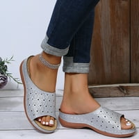 Mišuowo sandale za žene Ženske sandale cipele klinovi Flip flops modne kopče sandale Ljetne cipele za