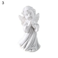 Wanwan Girl Shaping Angel Figurine Clear Texture Resin Garden Sirnks Terboen Clulpture Dekor ured