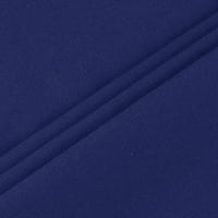 Ženske oblače za lakiranje-linija Srednja duljina modna Slijedena V-izrez ljetna haljina tamno plava