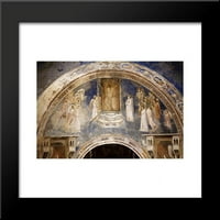 Bog šalje Gabrijela na djevičansku uokvirenu umjetničku otisku od strane Giotto-a