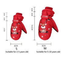 CPTFADH KIDS Zimske rukavice Skijalne vodootporne toplotne izolirane rukavice za dječake Djevojke dječje