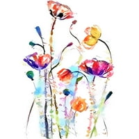 Flower Art Boys bijeli grafički tee - Dizajn ljudi XL