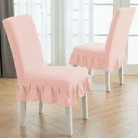 Poklopci stolice za stolica za trpezariju poklopci sa sukrom za trpezarije prekrivači Stretch kuhinjski