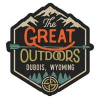 Dubois Wyoming Sjajno na otvorenom dizajn naljepnica vinilne naljepnice