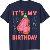 Slatka krofna, moja je četvrta rođendanska majica slatka yrs dječja poklon majica