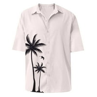 Ljetni trendi čišćenje muški košulja Dizajnerska proljetna ljeta Muška povremena pamučna puna boja kratki