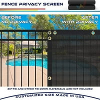Ekran za zaštitu privatnosti za teške uvjete u boji Čvrsta crna 4 '50' mesingani Grompatic W trogodišnja