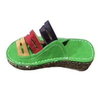 Krocowalk dame slajdova platformama na plaži Sandal Ljetni klinovi sandale žene ženske klizne cipele