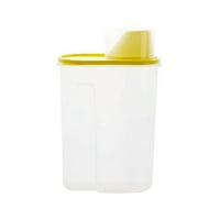 Kontejner žitarica sa sipam izljeva i mjerne čaše Plastične čiste prehrambene spreme za čuvanje žitarica