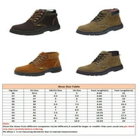 Radne cipele otporne na muške klizanje vanjske industrijske čizme plišane obložene sigurnosne čizme