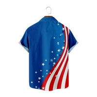 Košulje 4. jula Dan nezavisnosti Muška odjeća na otvorenom Ležerni poklon kratkih rukava za majice za