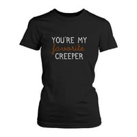 Ti si moja omiljena majica za čizme Halloween Tee Dame slatka košulja