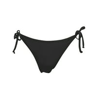Wozhidaose bikini setovi za žene crne bikini vintage s malim strukom brazilski donji kratki ružni brod