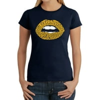 Majica za ženske riječi pop umjetnosti - Zlatne kopače