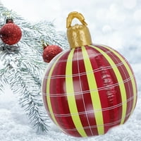 Yinmgmhj božićni ukrasi Božićne kuglice na otvorenom atmosferom na napuhavanje na napuhavanje za domaće