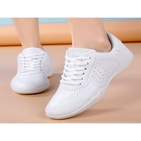 Colisha Cheer Cipele Djevojke široke širine žene Bijele plesne plesne najačke tenisice navijačke cipele