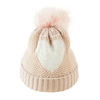 Unise dječja zimska ljubav uzorka modna kapa pletenje pulover šešir topli šešir