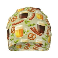 Kobasica i piv Slouchy Beanie za žene Muškarci Stretch Sleep Hat Funkcija Poklon Jesen / Ležerne prilike