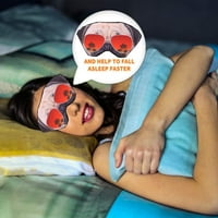 Newwest Slatka maska ​​za mirovanje za spavanje za spavanje Mačji pas meko plišano povez za spavanje