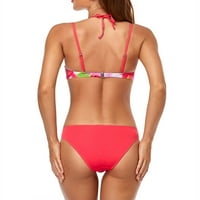 Leey-World Weons kupaći ženske slatke tisak bikini kupaći kostim kupaći komimit crveni, l