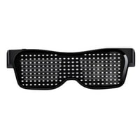 Ukrasi za spavaću sobu Bluetooth LED naočale, Bluetooth aplikacija spojene pametne svjetlo gore naočale