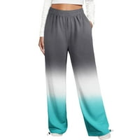 Teretne hlače Žene Torggy Y2K Print Donja džepovi High Sheit Sporty Gym Fit Jogger Lounge pantalone