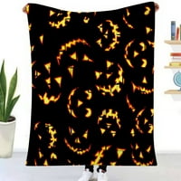 Noćni pokrivač-Halloween Noćni pokrivač za žene Muškarci Dječji dječaci Djevojke, Cvetni leptir pokrivač