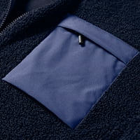 PXIAKGY jakne za muškarce Muška jesenska zimska bluza Vanjski slobodno vrijeme Toplo plus veličine Pocket