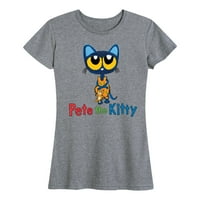 Pete mačka - Pete Kitty - Grafička majica kratkih rukava s kratkim rukavima