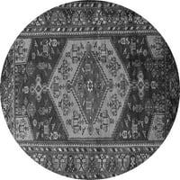 Ahgly Company Zatvoreni kvadrat Perzijski sivi tradicionalni prostirke, 8 'kvadrat